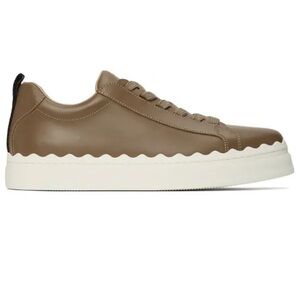 Chloé Lauren Sneakers in Dark Greige – Size 40W (10W)